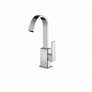 Высокий смеситель для раковины Paffoni Elle с поворотным изливом